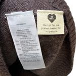 Madewell V Neck Ribbed Knit Sweater Tank Top Wool Cotton Small Dark Brown Small Photo 5