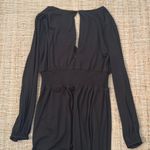 Hutch New Anthropologie  Black Jersey Knit Wide-Leg V-Neck Smocked Jumpsuit S NWT Photo 7