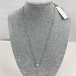 Nordstrom NWT  Cubic Zirconia Stone Necklace Silver Chain Photo 1