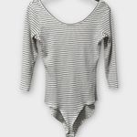Anthropologie Seen Worn Kept Striped Knit Bodysuit Photo 4