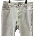 Croft & Barrow  White High Rise Straight Stretch Premium Denim Jeans Womens 10 Photo 1