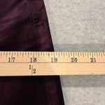 7 For All Mankind  Velvet‎ Pants Burgundy High Rise Cropped Size 30 Photo 10