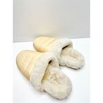 Vionic  Slippers Womens Size 6.5 Cream Josephine Faux Fur Slip On Shoes Photo 3