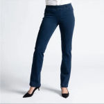 Betabrand  Yoga Classic Straight  Jeans Blue Size XL Photo 5