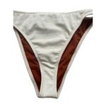 Nike Women's High Cut Cream Bikini Swim Bottoms Size XL NEW NWT Photo 1