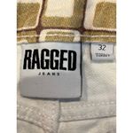 The Ragged Priest  Jeans Size 32 Brown Green Cream Retro Relaxed Wide Leg Jeans Photo 4