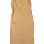 White Fox Boutique  - Round Neck Sleeveless Midi Dress in Tan Photo 0