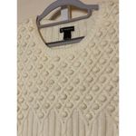 New Directions Chunky knit ivory‎ cable knit sweater dress Sz L Size L Photo 2