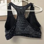 GapFit Black and Gray Abstract Polka Dot Pullover Sports Bra- Extra Large Photo 4