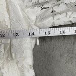 ASTR  The Label Women’s S White Lace Puff Sleeve Mini Dress Coquette Cottagecore Photo 4