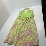 Lilly Pulitzer Halter Dress 12 Carmen Fillies Lillies Derby Horse VINTAGE Y2K Photo 8