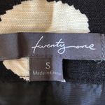 Forever 21 Black and Cream Mini Skirt Photo 1