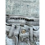 American Eagle  Pale Faded Gray Distressed Highest Rise 90s Boyfriend Size 000 Photo 2
