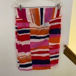 Diane Von Furstenberg  watercolor skirt size 10 96% cotton Photo 2