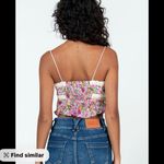 Princess Polly Boho Pink Floral Tie Front Whimsical Crop Top Brand New Size 10 Photo 3