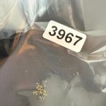 Victoria's Secret  34C Black Demi Bra Gold Star Lined‎ Scalloped Trim Photo 6