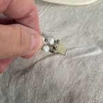 Vintage white mother of pearl seed bead choker 14”. Photo 3