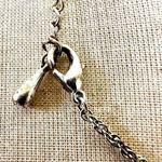 Silver tone rhinestone dainty choker necklace Photo 3