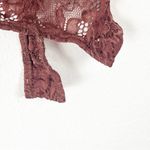 Free People INTIMATELY  Double Dare Chocolate Lace Corset Thong Bodysuit Size XS Photo 7