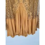 Free People Yellow Tell Tell Secret Origins Eyelash Lace Tunic Dress Size XS Photo 3