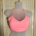 Lorna Jane Active Sammy Racerback Sports Bra Apricot Peach Pink Medium? Photo 2