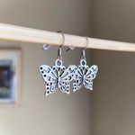 Handmade simple butterfly earrings 🦋 Photo 1