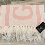 Guess NWT  Los Angeles Blush Pink and Cream Scarf Photo 0