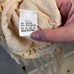 Source Unknown Boho Chic V-neck with crotchet and tassels Size XLarge Photo 7