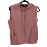 New York & Co. Sleeveless Full Zip Hooded Vest Photo 3