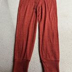 Gilly Hicks Cozy Red Lounge Knit Jogger Pants Size XSmall Pockets EUC Photo 0
