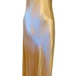 CHELSIA NITES 90’s cream spaghetti strap long maxi dress Size 6 Photo 0