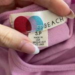 Free People  Beach Simone Ribbed Maxi‎ Dress Tshirt Size Small Violet Photo 5