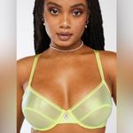 Savagexfenty NWT Savage x Fenty X-Ray Vision Unlined Demi Bra - Space Age Foil - 36B Photo 2
