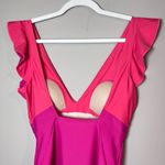 Summersalt  Ruffle Backflip One Piece Swimsuit Summer Berry Spritz 6 Photo 6