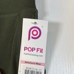 Popfit  Green Athletic Activewear Gym Leggings Size XL NWT Photo 3
