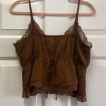 American Eagle Outfitters Lace Cropped Tank Photo 1