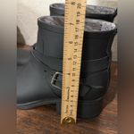 Lucky Brand Black Rubber  Rindah Pull On Ankle Boots 7 rain boots perfect Photo 12