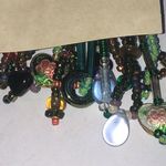 Jericho Rose Originals Seed Bead Beaded Pin with Scenic Design Green Photo 5