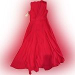 Reiss NWOT  Claire collar pleated rose color midi-dress size 0 Photo 6