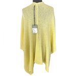 Wooden Ships  Serape Shawl Paola Buendia Cape Knit Yellow Women’s Size S/M NWT Photo 1