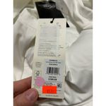 Calia by Carrie Calia Bodysuit Dress Mini Shift White Sz XL Inspire Scoop Back Built In Pockets Photo 7