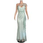 Michael Costello  x REVOLVE Landon Lace Gown, Baby Blue, Medium Photo 4