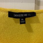 Lafayette 148 Sleeveless Top Size XL Bright Yellow Workwear Office Preppy Photo 2