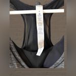 Lululemon Size 8 Glide And Stride Tank A/B Bra Top Black HBLK Mesh Run Yoga Photo 6