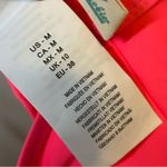 Hobie  Neon Hot Pink Bikini Top Solids Push Up Ruffled Underwire Halter Medium Photo 15