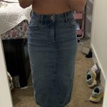 EVERY denim pencil skirt Blue Size 0 Photo 0