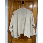 Eskandar Ivory Old Money Tweed Open Waterfall Wool Cashmere Cardigan Sweater Size undefined Photo 6