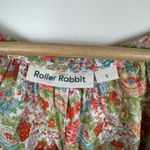 Roller Rabbit Womens Agnese Floral Alianne Top Sz Small V-Neck Colorful Preppy Photo 3