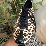 Cole Haan Air Calf Hair Bria Leopard Print Women Size US 6B Lace Up Sneaker-Size 8.5B Photo 2