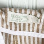 Spartina 449 Lawton Stripe Crop Pant in Tannin Stripe Hemp Cotton Blend Size 6 Photo 7